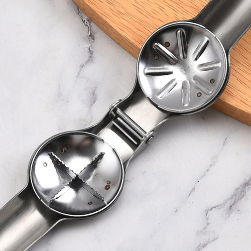 Chestnut Clip Stainless Steel Chestnut Opener Walnut Clamp Kitchen Gadget Household Nut Core Opener Factory Direct Sales