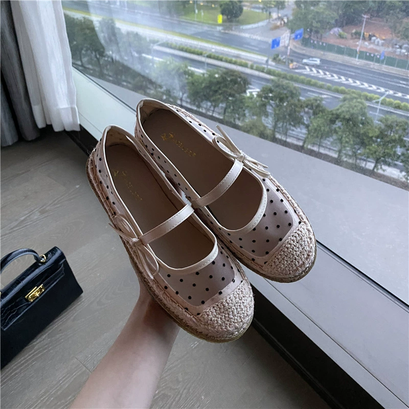 Владелец особенно рекомендует 2025 Академия Симпатичная сетчатая обувь рыбака в горошек