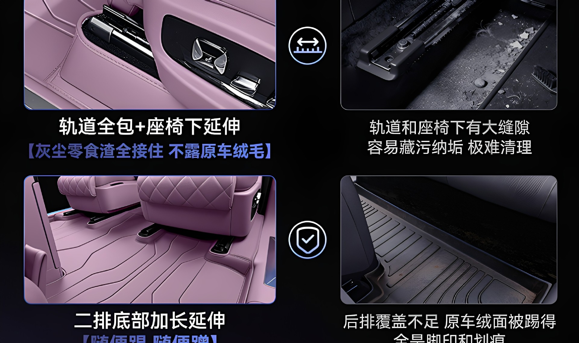Suitable for Sea Lion 08 floor mats, full coverage for 26 BYD car interior modification, trunk mat accessories and supplies
