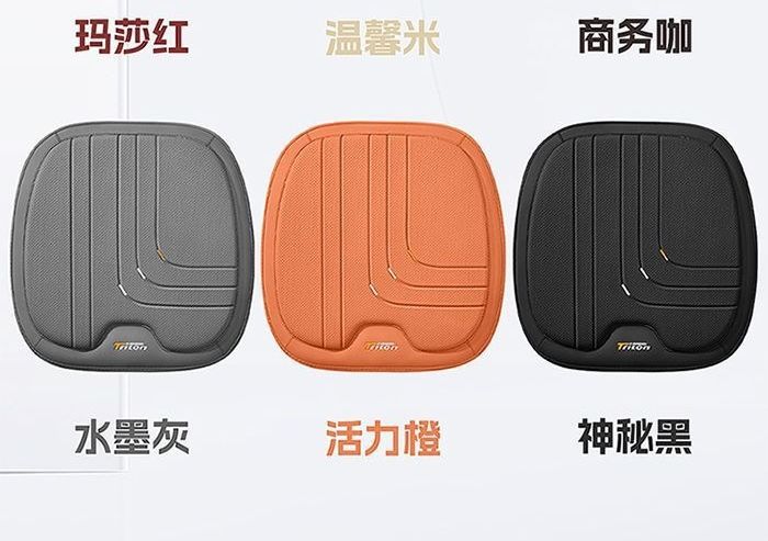 Summer rear seat luxury car seat cushion, breathable leather, ventilated, suitable for all seasons, three-piece set, single piece