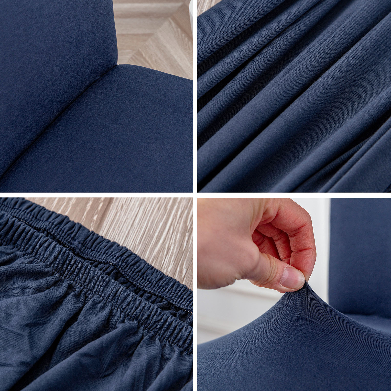 Milk silk elastic chair cover dust-proof and stain-resistant home chair protective cover manufacturer wholesale solid color chair cover