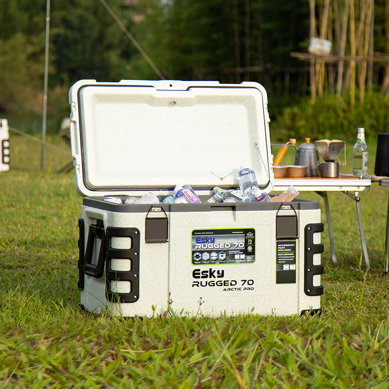 Incubadora de hielo congelador nube Cal 70l viaje coche cubo de hielo pesca grande portátil cubo de hielo caja al por mayor