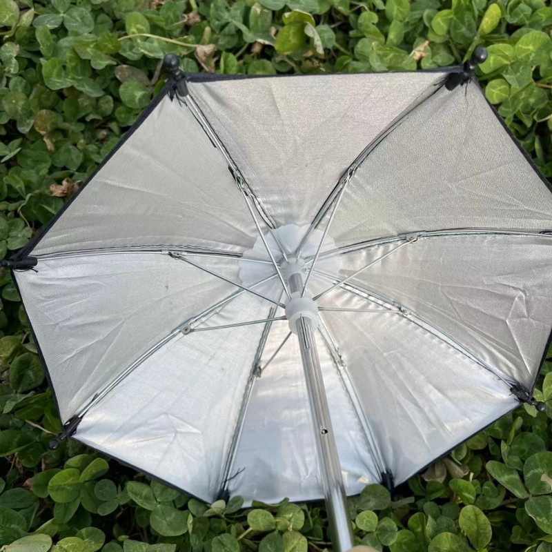 Soporte de teléfono móvil de coche de batería eléctrica con paraguas lindo soporte de navegación a prueba de golpes para llevar soporte de teléfono móvil de bicicleta