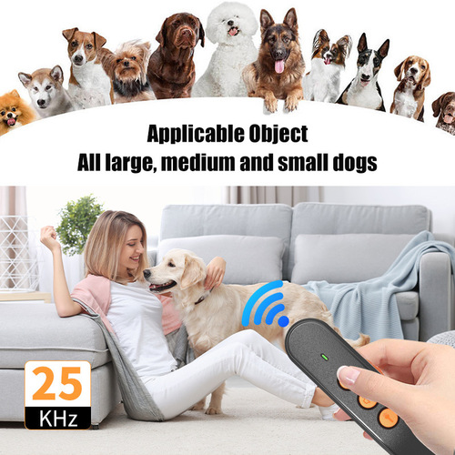 Ultrasonic Dog Repeller Trainer Charging Pet Dog Ultrasonic Barking Stopper Training Device Amazon New Version