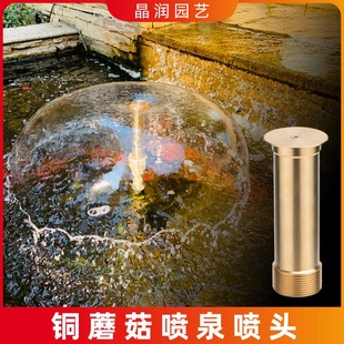 Fountain Nozzle Waterscape Landscape Mushroom Mushroom Head Outdoor Fish Pond Water Spray Full Set Courtyard Rockery Fountain Head