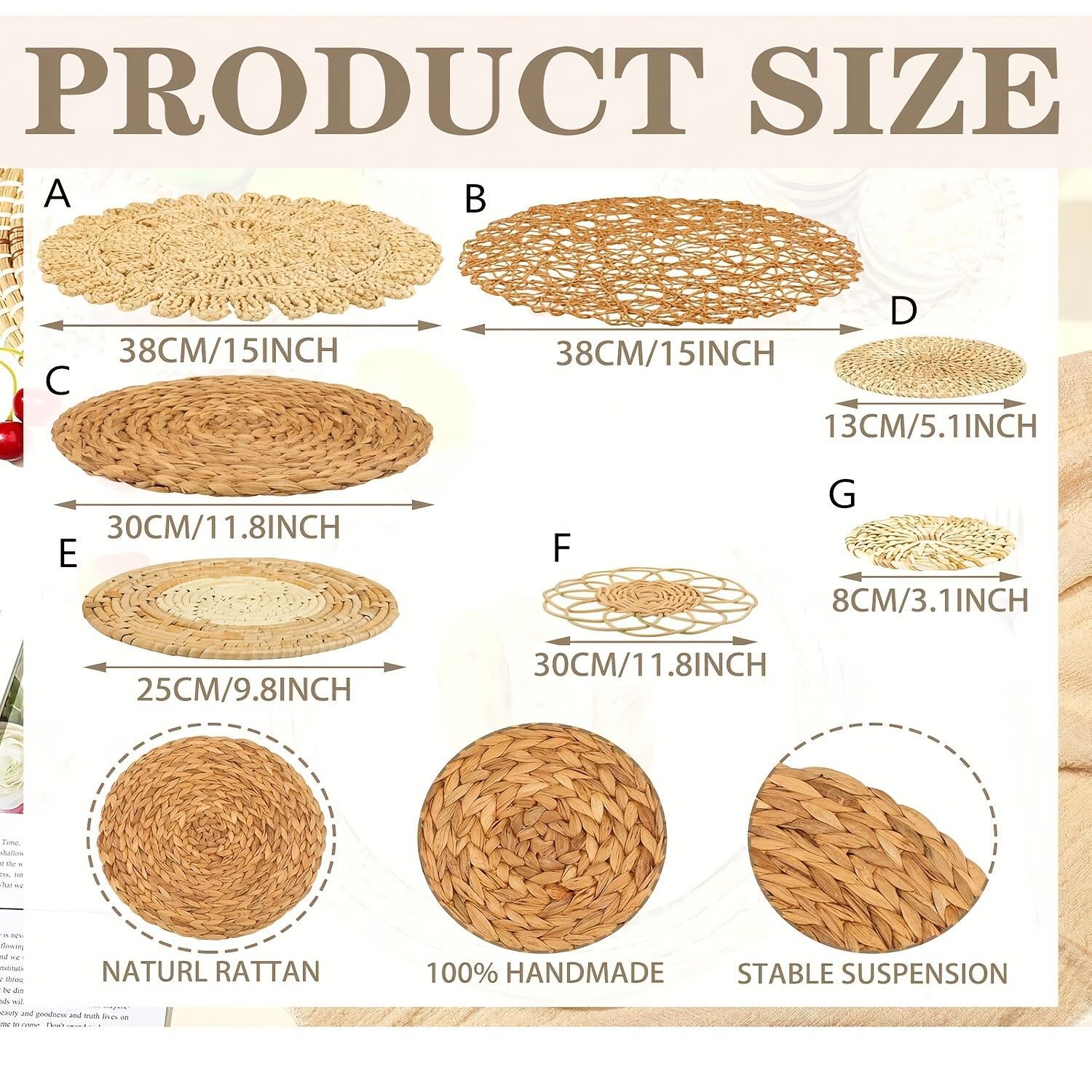 Juego de siete piezas teñidas 0,52 kg