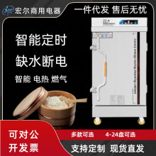 商用蒸饭柜多功能不锈钢蒸菜柜食堂饭店燃气蒸饭车电蒸箱节能