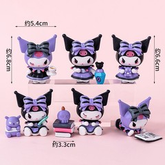 送料無料ラッキーキュロミフィギュアブラインドボックスメロディー KT シナモンドッグトレンディなガシャポン人形マシン装飾品卸売