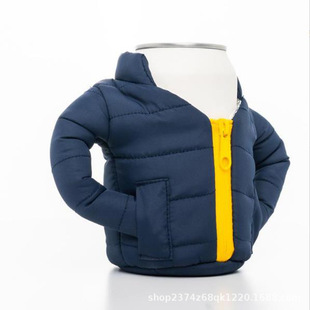 Amazon Hot Sale New in stock Cup Set Clothes Cotton Thickened Jacket Cup Set Pop Can Stock Beer Set