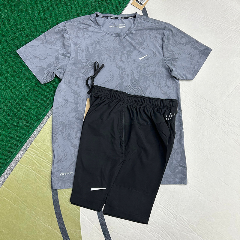 Verano al por mayor nuevo deportivo fitness correr rápido seco suelto manga corta entrenamiento diario al aire libre juego de tenis casual
