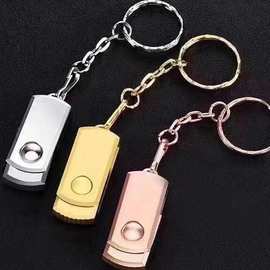 小胖子u盘16g  旋转优盘 车载U盘 刻字礼品U盘16GB 锁匙环优盘