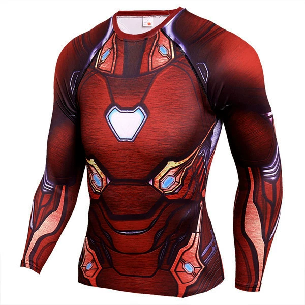 Лето цифровые герои, длинный рукав, Marvel, услуга 3D-печати