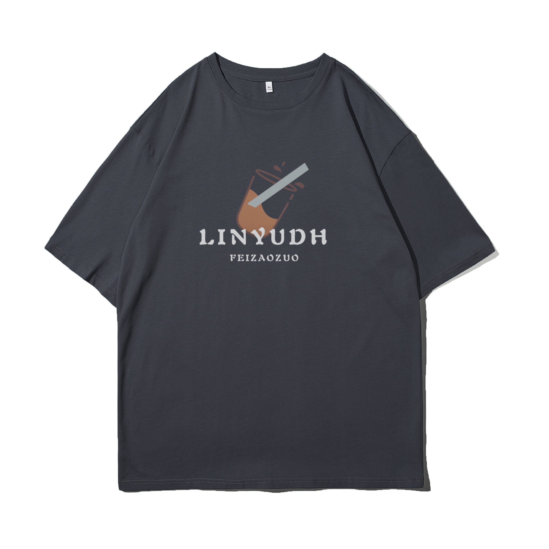 Pure cotton short sleeved T-shirt for men's summer 2024 new loose top half sleeved T-shirt_voghion.com