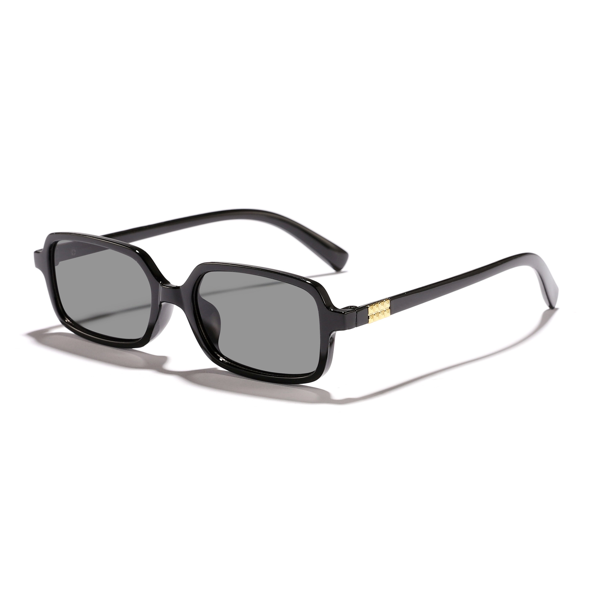 Versión coreana de gafas de sol de todo fósforo de caja pequeña transfronteriza nueva personalidad simple para hombres y mujeres gafas de sol de alta gama Sunglasses