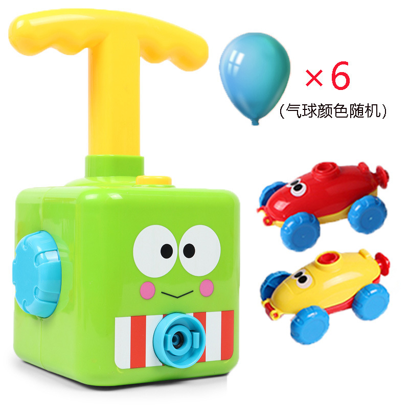 [in stock] Air-powered car boys and girls puzzle press balloon car launch pad children's cross-border car toys