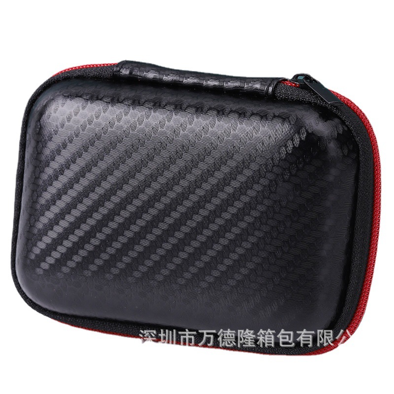 Eva caja de auriculares bolsa de almacenamiento de cable de datos Eva caja de embalaje caja de almacenamiento caja de cremallera bolsa de auriculares