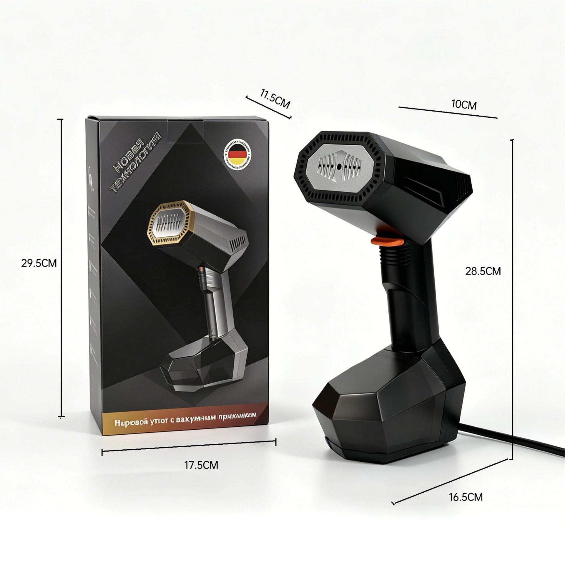 Taşınabilir handheld buhar ütüsü, seyahat, yapışkanlı uç
