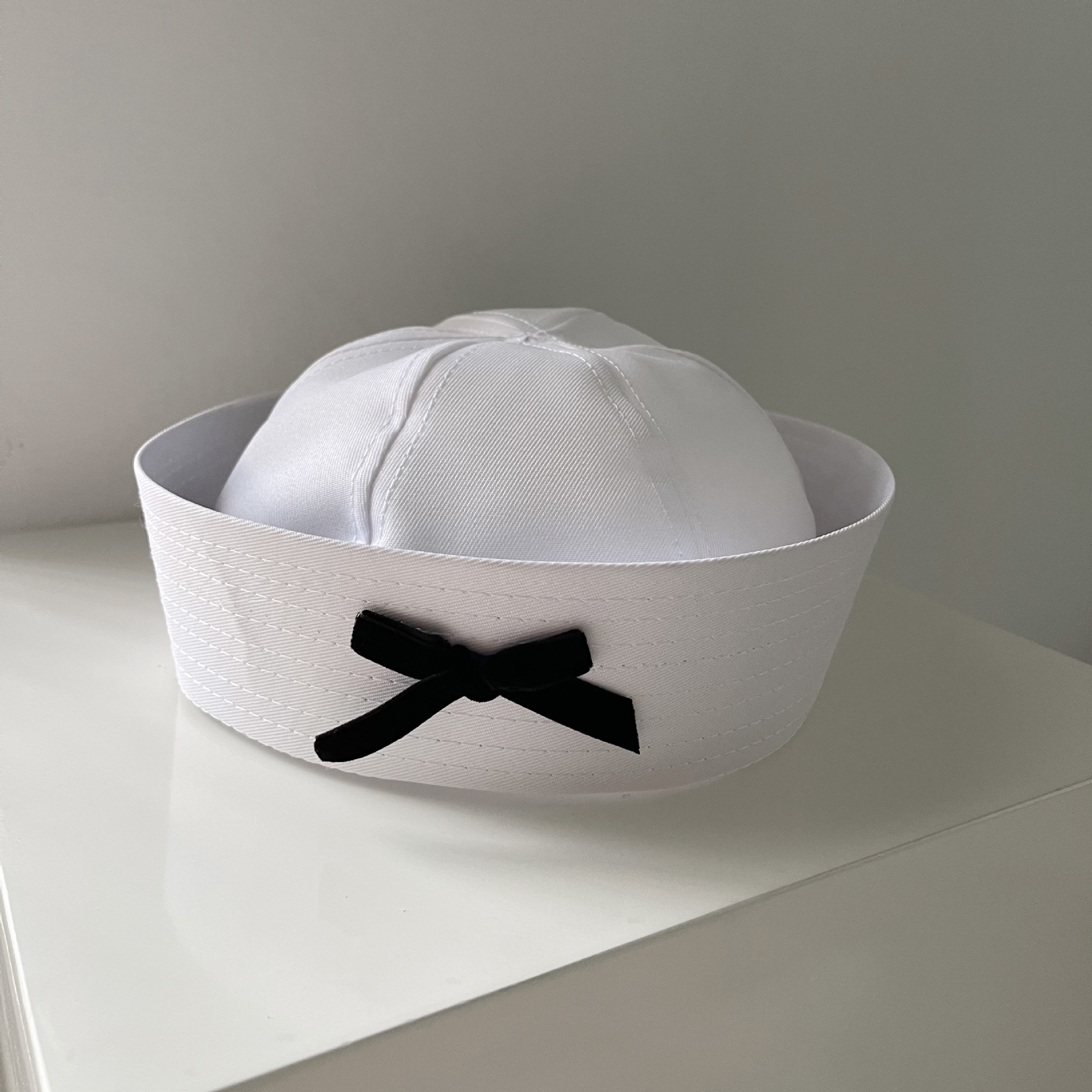 126g Weight A sailor's cap Hats Type Holiday, Travel Occasion Polyester Material Bow Knot Pattern All Seasons Season Women's Gender Cute Style Flat Eaves Rim Women's Cute Bow Knot Flat Eaves A Sailor's Cap 1