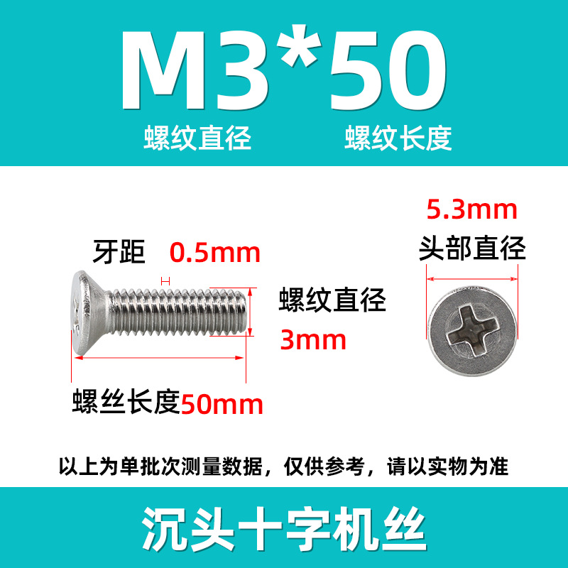 M3X50