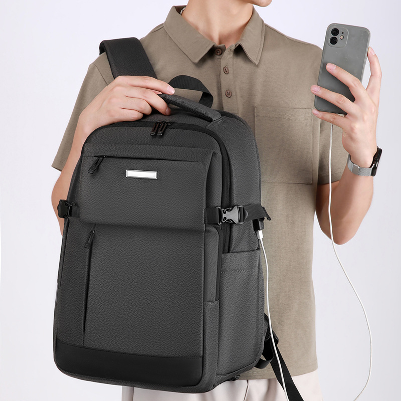 Cross-Border Backpacks, New Models That Can Be Printed with Logo, Business Trips, Fashionable and Trendy Bags, College Student Computer Backpacks, Wholesale