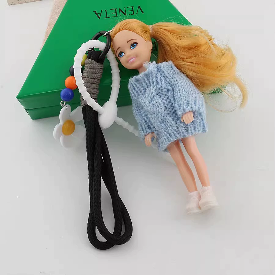 Backpack, Barbie doll, climbing pendant, keychain, Chanel style