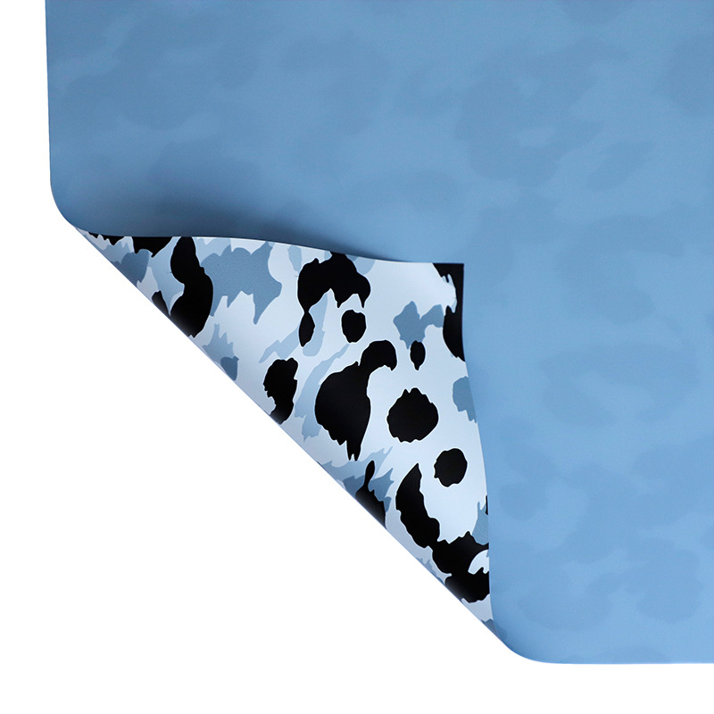 Huaxi plumage leopardo rico impermeable estilo coreano flor florista ramo florista rosa material de papel de envoltura