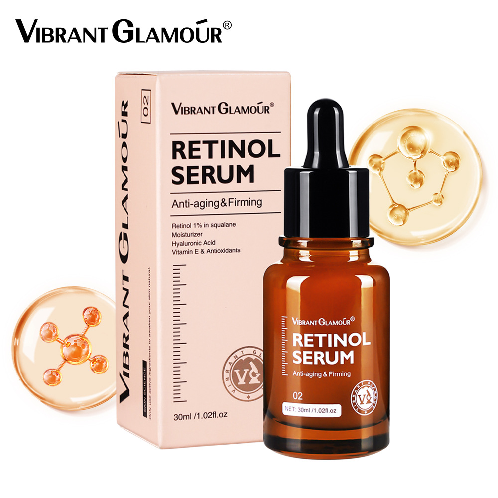 VIBRANT GLAMOUR Retinol Facial Serum 30ml VG-MB004 Brightening Hyaluronic Acid