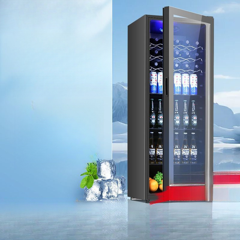Yangzi Jiamei Wine Cabinet Household Small Fresh-Keeping Refrigerator Single-Door Office Tea Beverage Glass Door Small Refrigerator