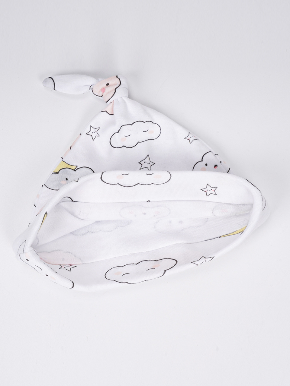 Nuevo bebé sombrero calcetín conjunto primavera y otoño pequeño mes de dibujos animados lindo bebé sombrero de bebé calcetín recién nacido