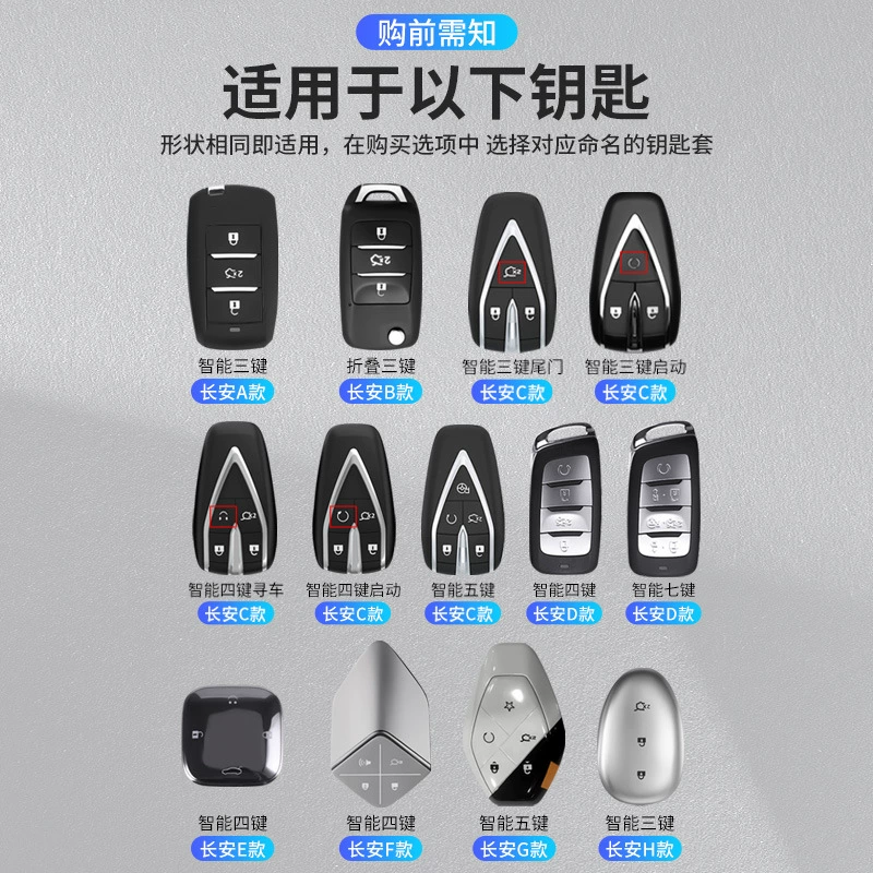 Набор ключей Changan Automobile CS75PLUS CS55PLUS Yidong CS35 Shell X5 Qiyuan A07 клеевой кукурузный пряжка 3