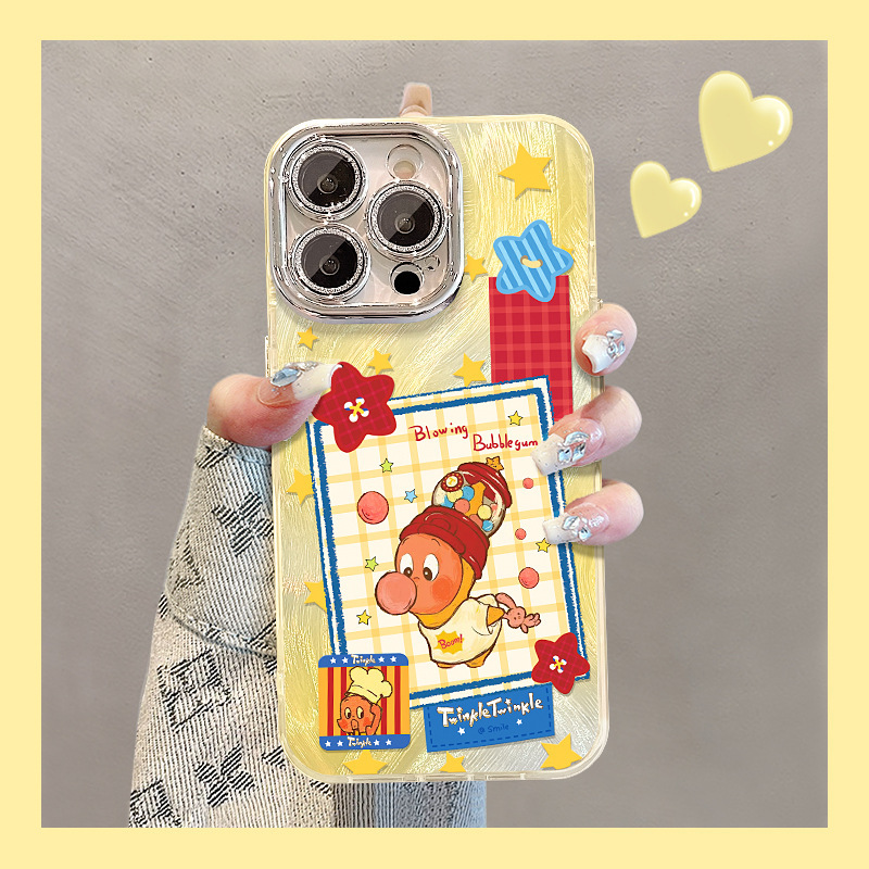 かわいい漫画のスターマン Apple 16 フェザーガーゼ携帯電話ケース 13promax かわいい漫画 15 ハイエンド 14|undefined