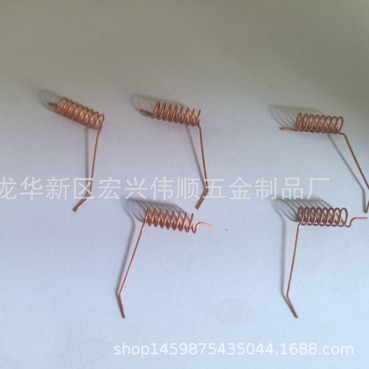 龙华厂家供应铜材质导电弹簧 镀银电器弹簧  漆包线弹簧