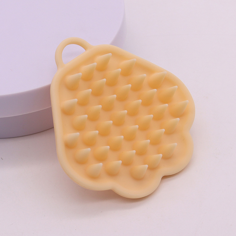 Cepillo de baño para mascotas Cepillo especial para baño de silicona para limpieza de perros Cepillo de baño de masaje para gatos Cepillo de baño para eliminar el pelo flotante