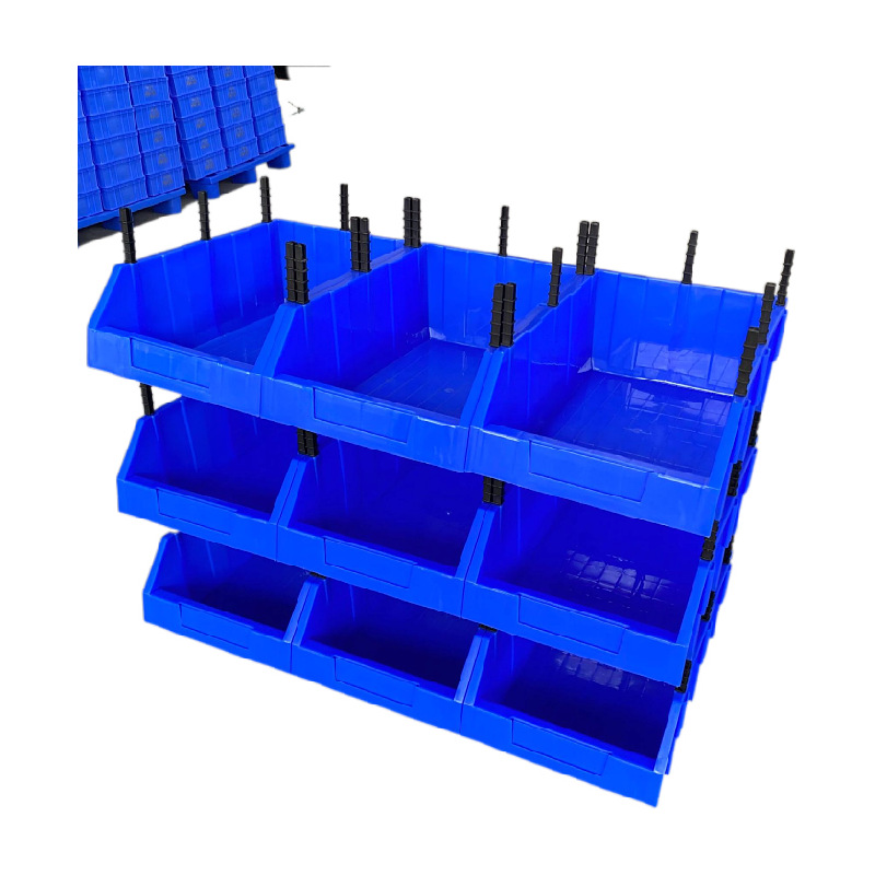 厂家现货江西抚州加厚货架盒 五金汽车零配件分类盒 斜口物料盒