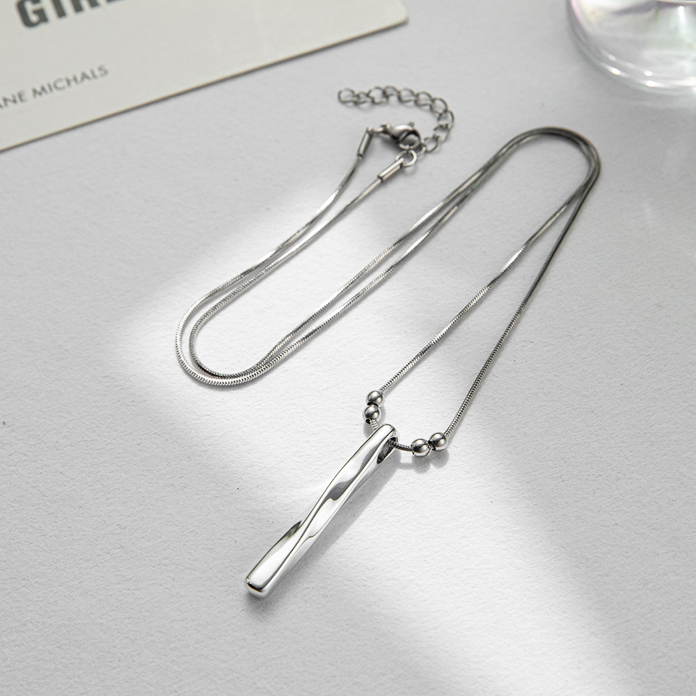 Fashion Geometric Titanium Steel Plating Pendant Necklace 1 Piece