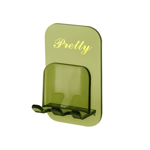 Toothbrush Cup Hook, Shaving Razor Holder, Bathroom Hole-Free Mouthwash Cup Set Wall-Mounted Storage Rack