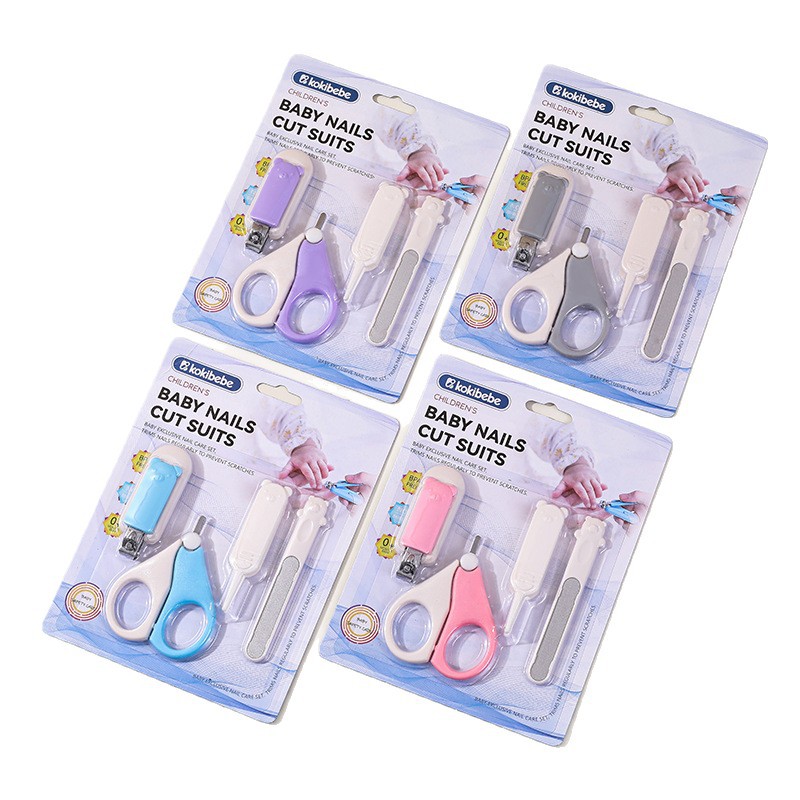 Set de Cortaúñas de Seguridad para Bebé de Plástico y Acero al Carbono image 5
