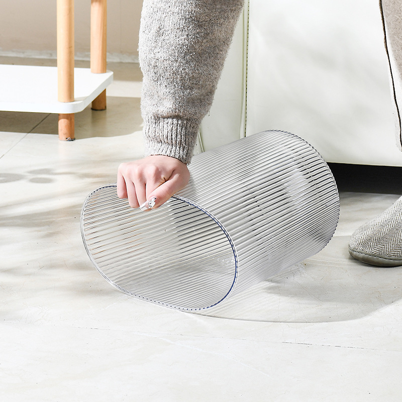 Sanxiyi lujo ligero vent transparente basura basura simple sala de estar basura del baño basura de alto valor de cara basura al por mayor