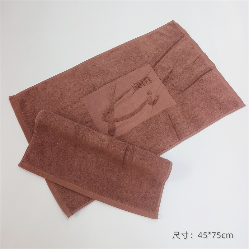 Pure Cotton Floor Towel Modern Simple High-End Club Hotel B&B Floor Towel Kitchen Dry Foot Towel Bathroom Bathroom Floor Mat