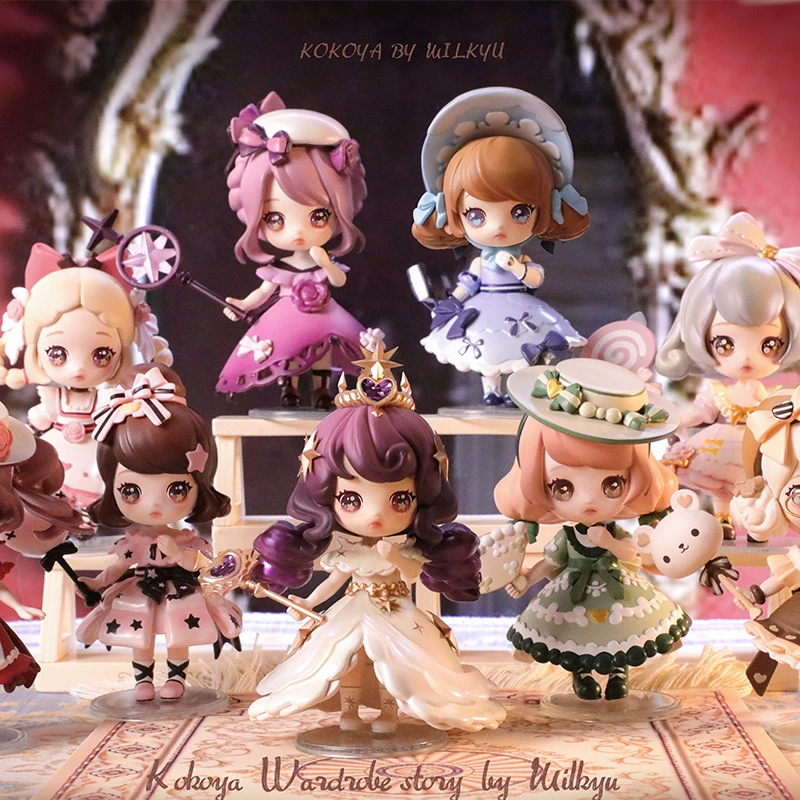 Официальный магазин настоящий детский шкаф Cocoa's Wardrobe Story первая модная blind box фигура двуимпликационная модель подарок