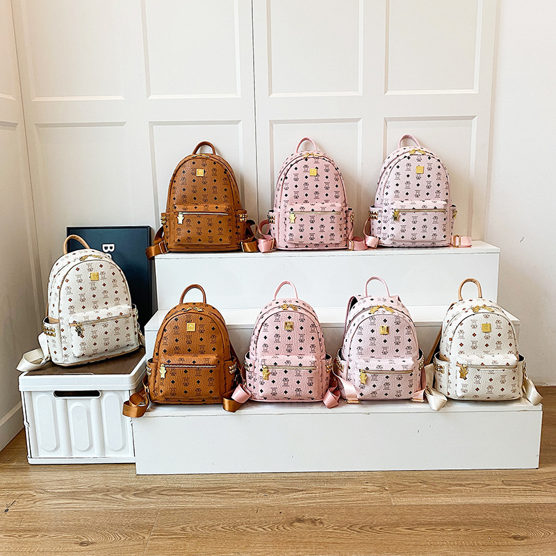 Nueva mochila coreana encantadora impresión oso mochila de estudiantes de gran capacidad para trabajar bolsas de mano de mujer