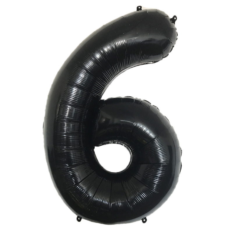 Versión estadounidense del globo de película de aluminio digital de 40 pulgadas de cuerpo delgado Decoración de fiesta de cumpleaños Helio flotando en el aire Globo grande transfronterizo de 42 pulgadas