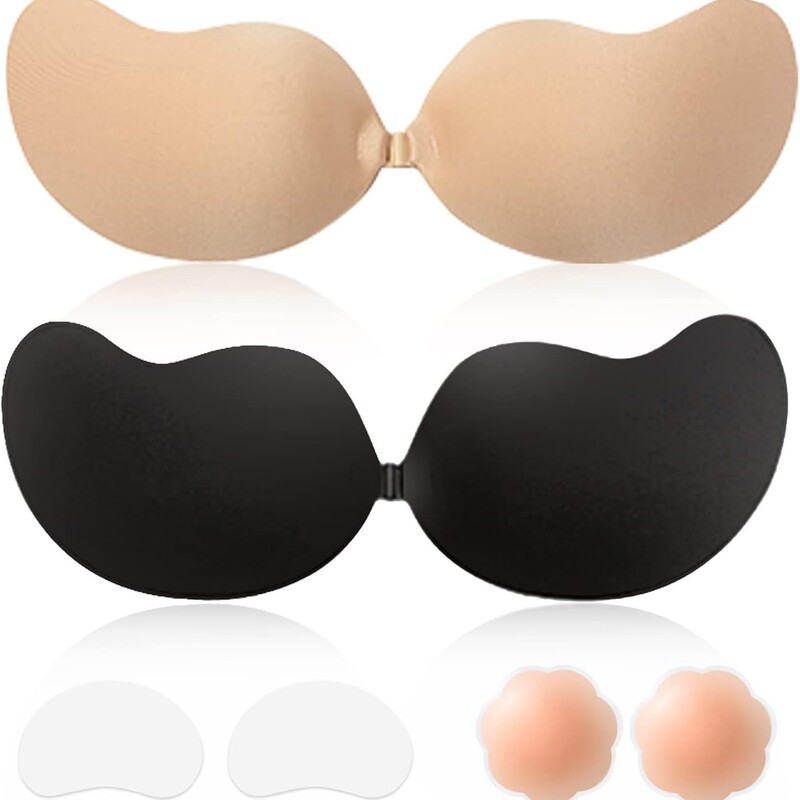 Breast Patch Invisible Silicone Mango Style Underwear Sling No Rims Strapless Bra Anti-Sagging Ready Stock Wholesale Breast Patch Invisible Silicone Mango Style Underwear Sling No Rims Strapless Bra Anti-Sagging Ready Stock Wholesale