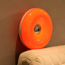 跨境中古风甜甜圈台灯卧室客厅壁灯触摸调光led夜灯包豪斯氛围灯