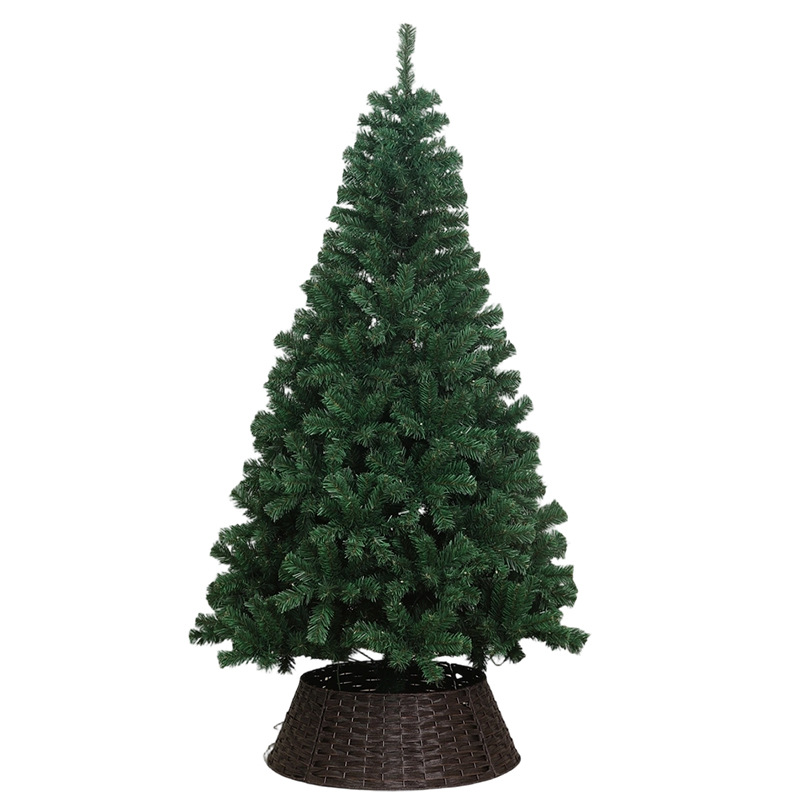 Amazon venta caliente LED ligado luz árbol de Navidad cálido blanco iluminación de color árbol automático cifrado árbol de Navidad PVC verde image 6