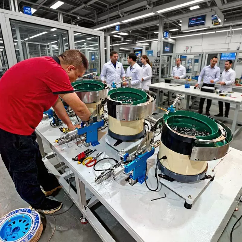 光纤头生产供料神器！振动盘以光纤传感为核心精准控位多规格适配