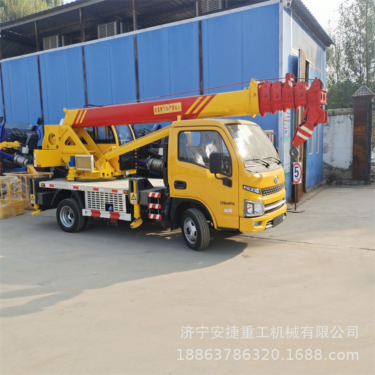 6吨自制四不像吊车 7节臂轮式建筑吊机 大跨度液压四不像吊车