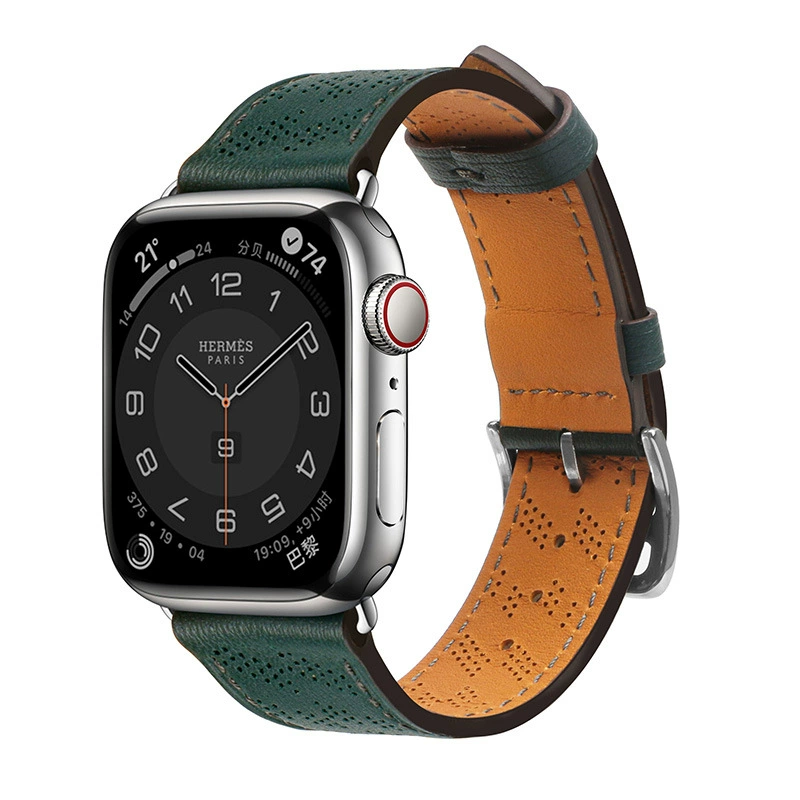 Apple, watch strap, breathable bracelet, genuine leather