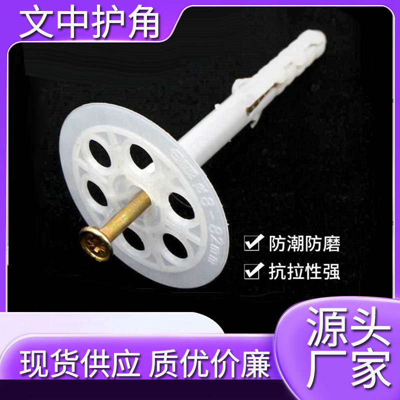 厂家直销 外墙气动保温钉 射钉 外墙白色钉墙体锚固钉 保温钉塑料