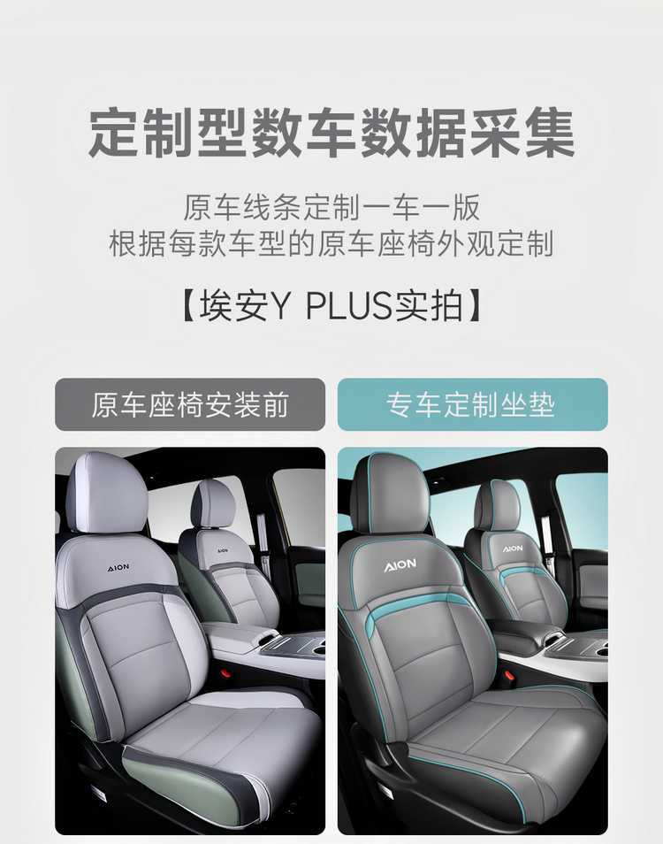 Car Seat Cushion Suitable for 25 Gac Aion Y Plus, Special Seat Cover, Universal for All Seasons, Full Coverage Seat Cover